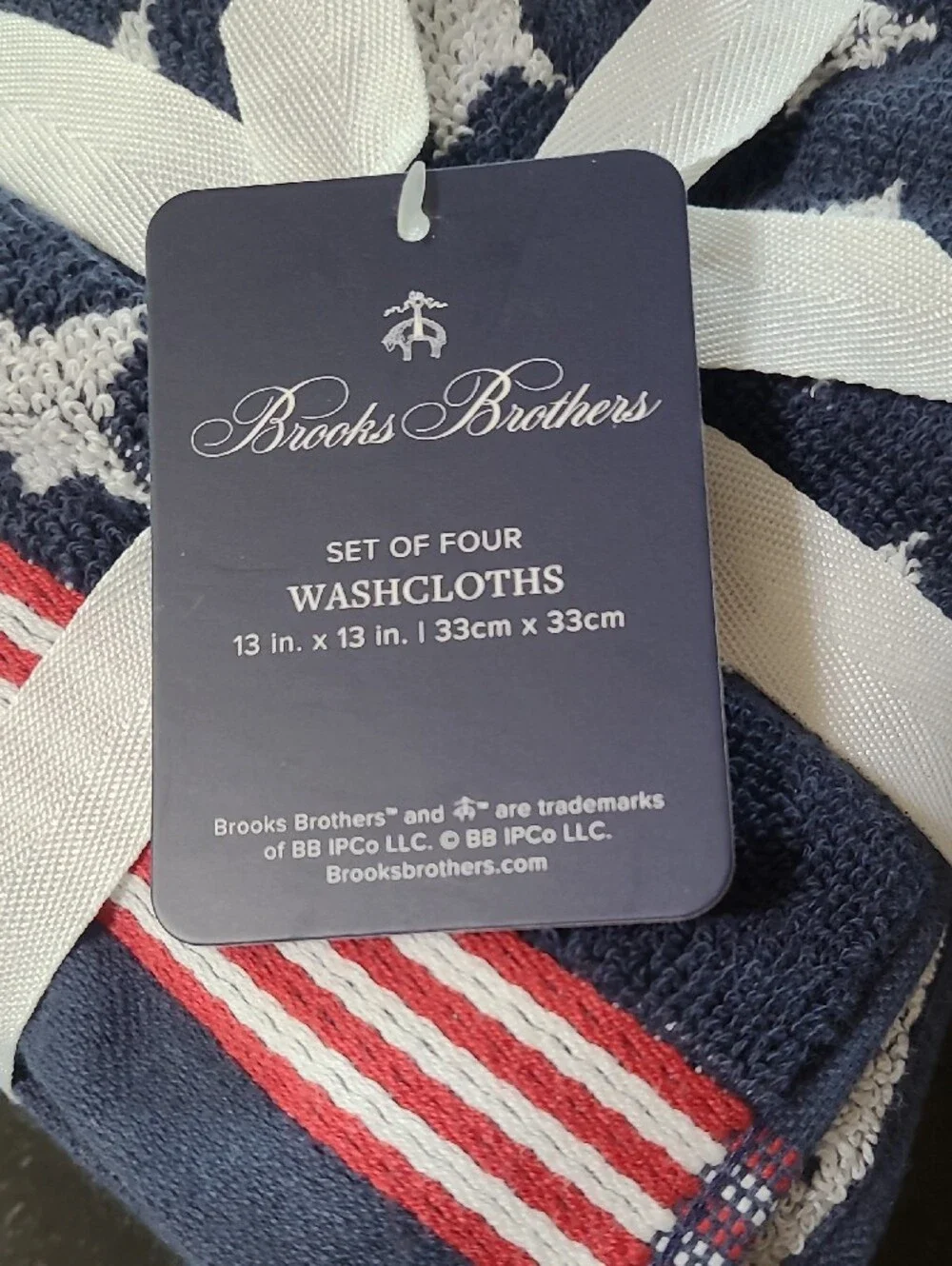 Brooks Brothers  Stars & Stripes Bath Towel Set